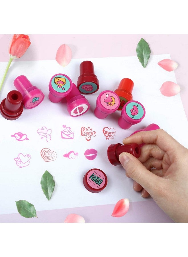 Kesote Valentines Day Stamps For Kids, Self Inking Stamps For Valentine Party Favor Goody Bag Fillers - Image 2