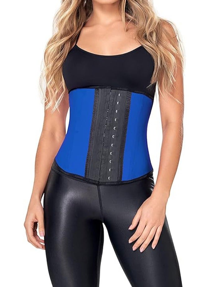 DubaiGallery Corset Waist Trainer for Women - Colombian Waist Cincher - 3 Hook Latex Body Shaper  - Image 1