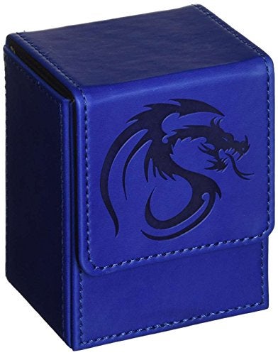 BCW Deck Case LX Leatherette | Holds 80 Sleeved Cards Blue 1-DCLX-BLU | (1-Unit) - Image 5