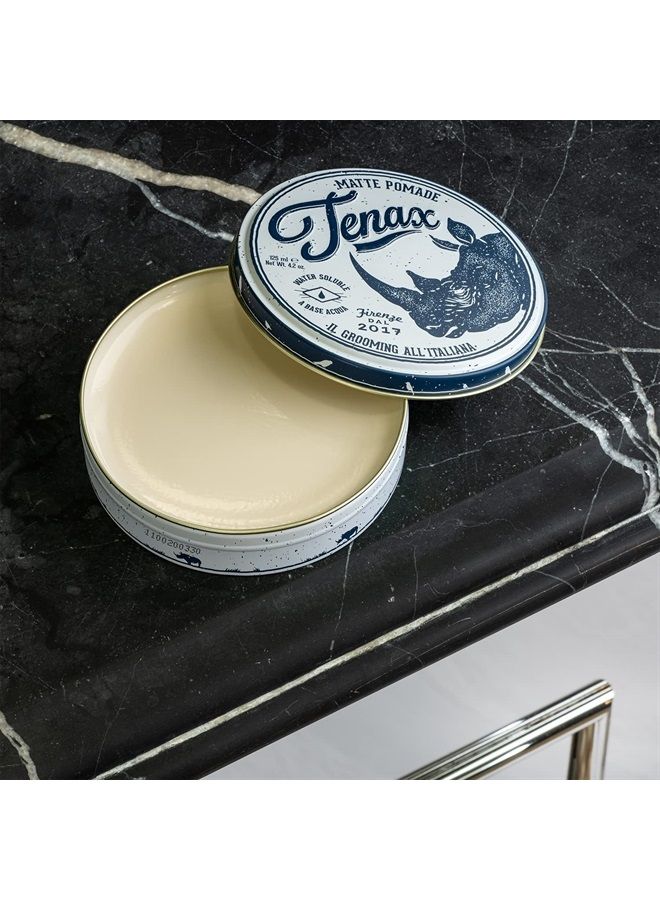 Tenax Water Soluble Matte Pomade, Medium Hold with Matte Finish 4.2 oz - Image 1