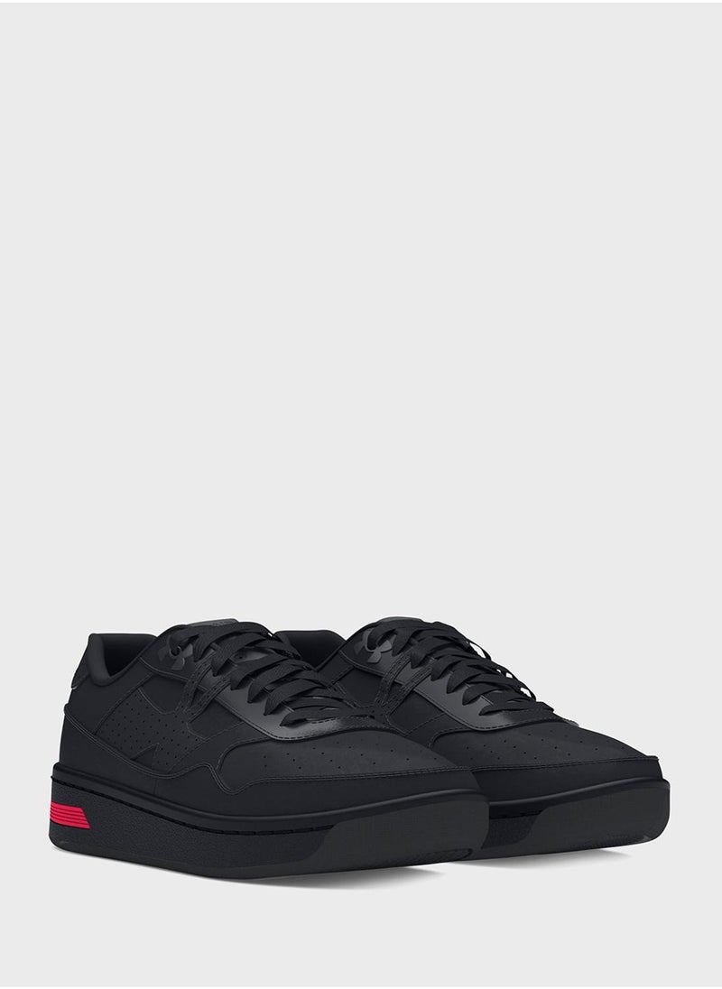 UNDER ARMOUR - Court 96 Leather Sneakers - Image 1