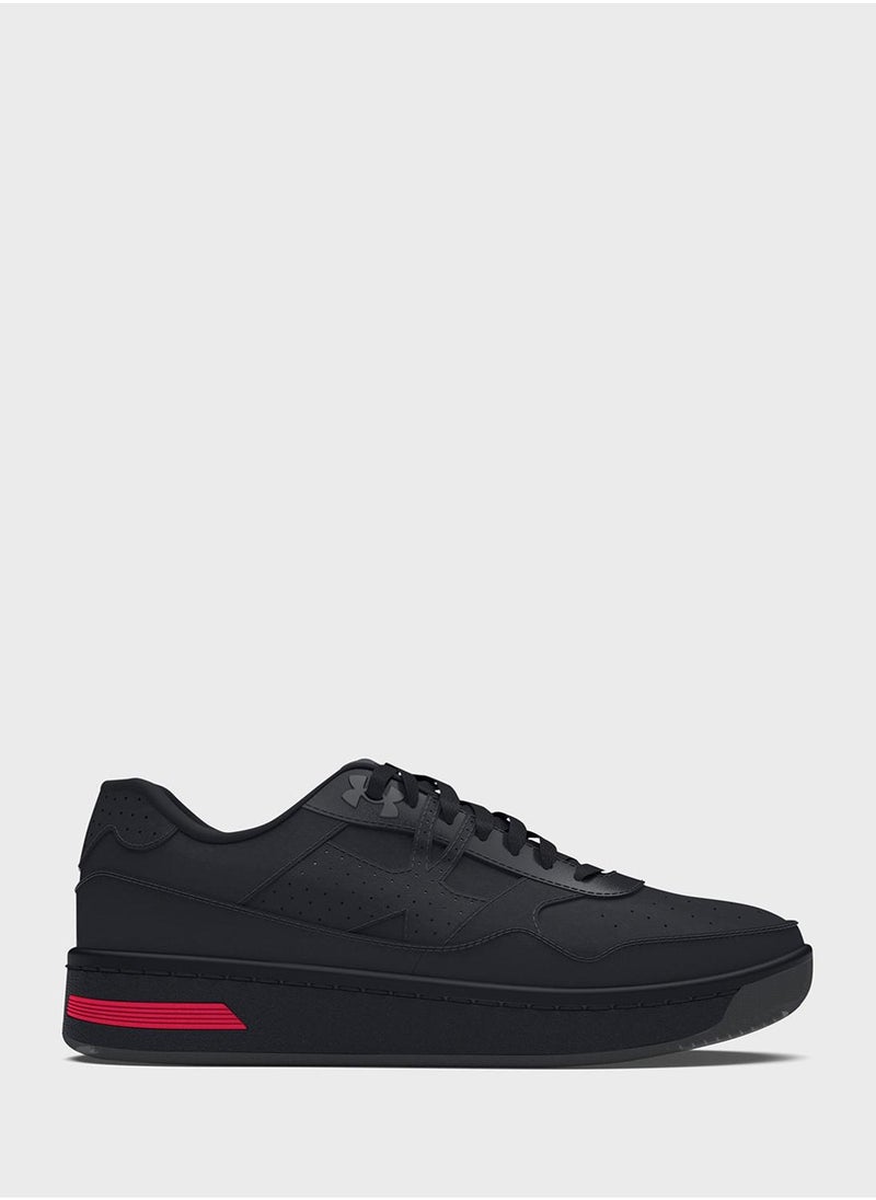 UNDER ARMOUR - Court 96 Leather Sneakers - Image 1