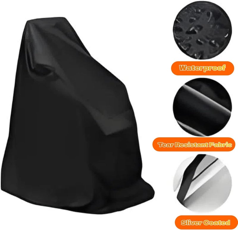 Fydun Outdoor Electric Powered, Water Resistant Transport Cover Mobility Lift Wheelchair Chair Covers Waterproof Power Waterproof Sun Shade Protective - Image 5