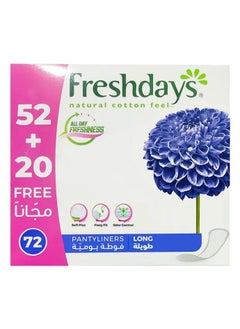 Freshdays Daily Liners Long - 72 Pads  - Image 1