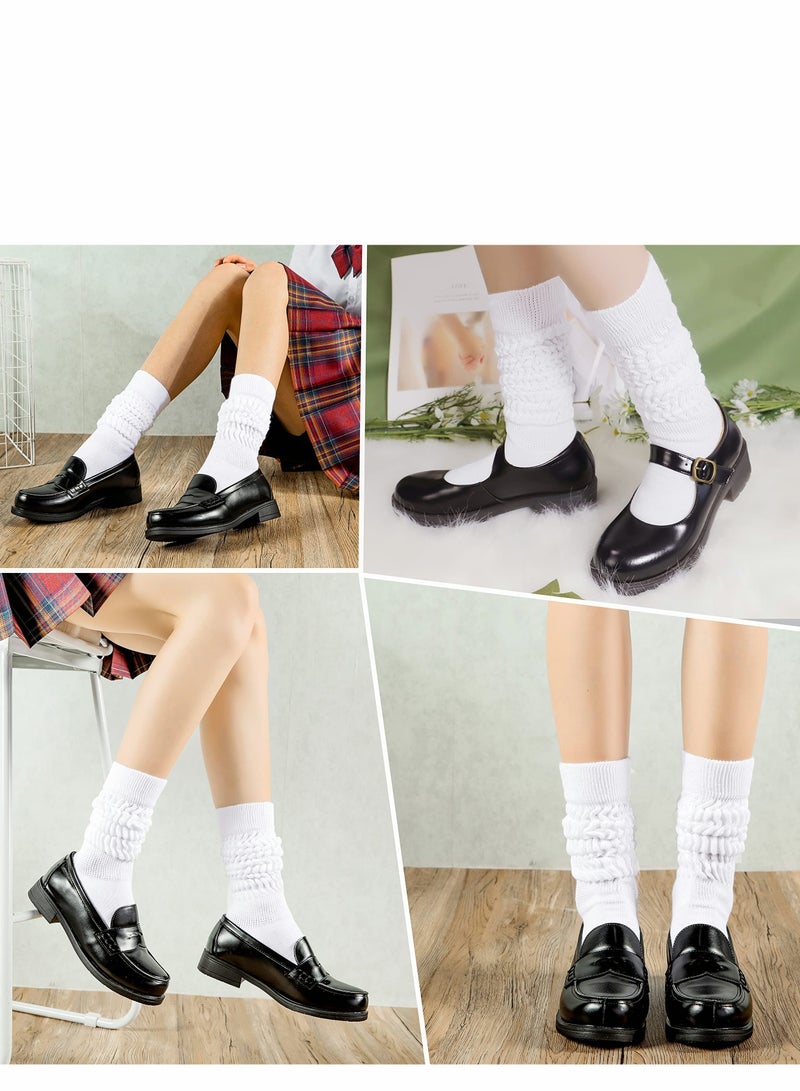 Barakah Slouch Socks for Women, Knee High Long Boot Socks,  Funny Novelty Scrunch 3 Pairs - Image 2