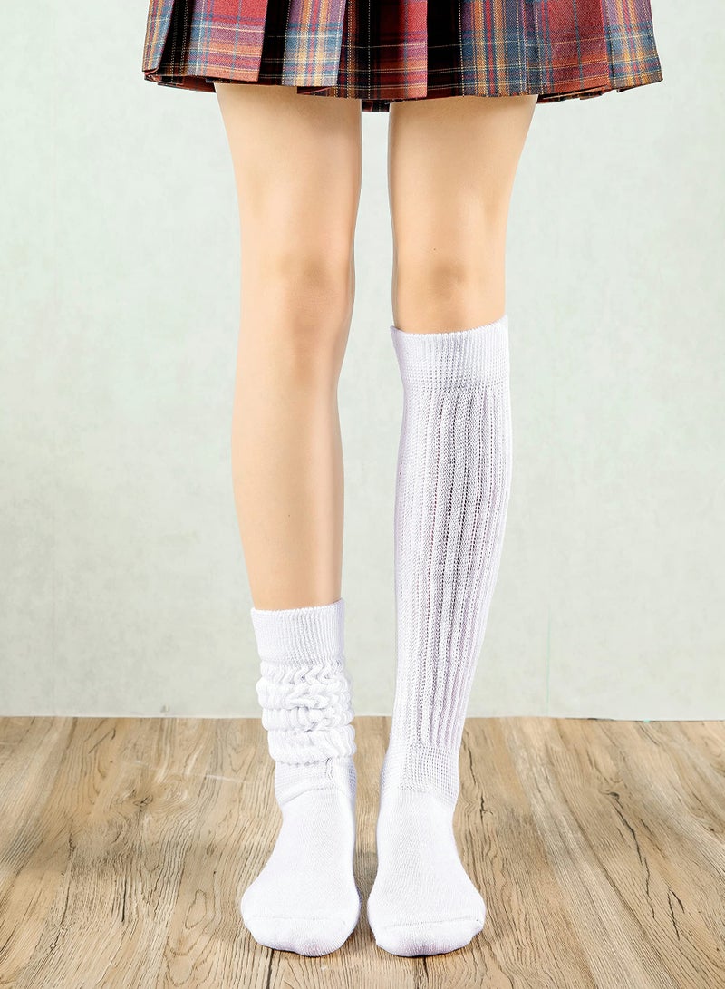 Barakah Slouch Socks for Women, Knee High Long Boot Socks,  Funny Novelty Scrunch 3 Pairs - Image 4