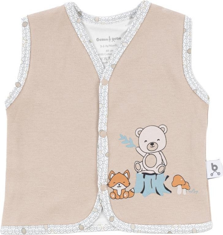Gezenbebe Hero Baby Vest Teddy (Organic) - Image 1