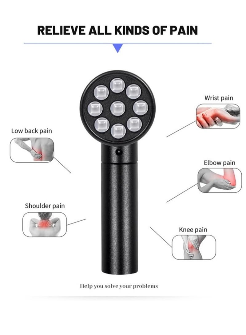Free Hand Red Light LED Device, 630NM Red Light  460NM Blue Light  850NM Near Infrared Light Therapy Device with Pulse Function, for Skin - Image 5