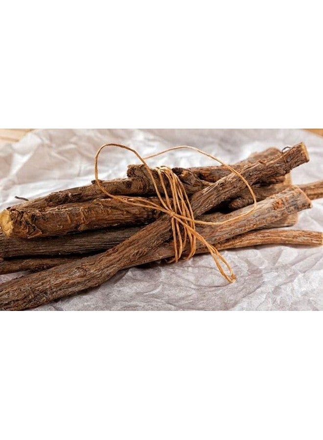 TiQH 100% Pure Mulethi Stick For Eating- Licorice Roots For Throat Root Stick | Mulethi Liquorice | Glycyrrhiza Glabra | Mulethi for Body, Skin & Hair (100) - Image 4