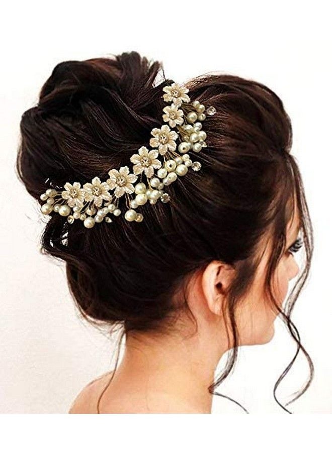 1687 Artificial Flowers Made Bridal Hair Accessories For Women (Pearl) Pack Of 1 - pzsku/Z7D102EB237E2E816C548Z/45/_/1690022235/8a7cb974-a4a4-4a95-9961-1d687bf53be2