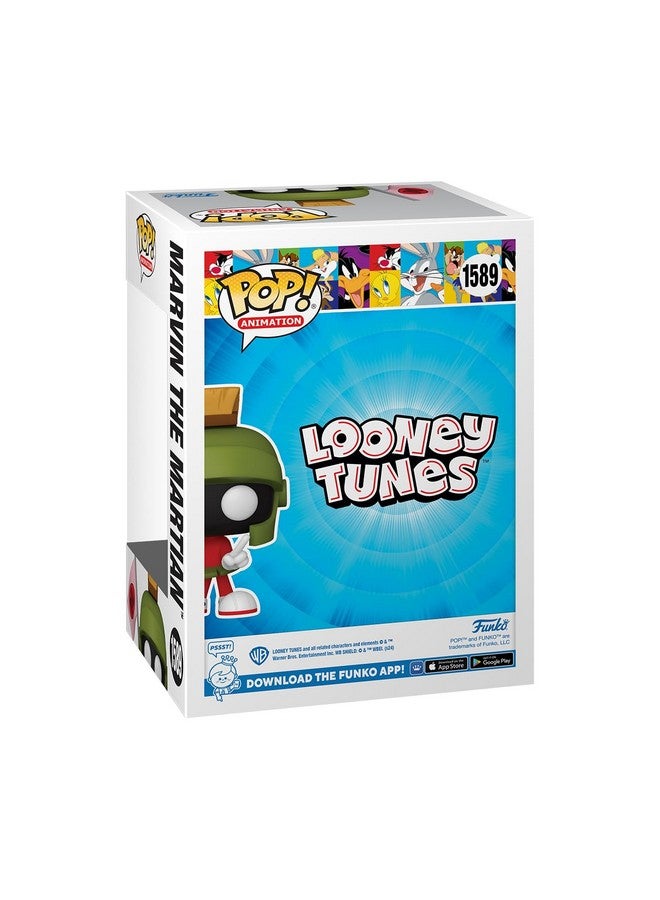Funko Pop! Animation: Looney Tunes - Marvin The Martian with Martian Flag (2024 Shared Exclusive) - Image 3