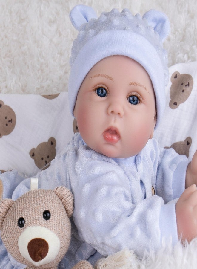 Milidool Lifelike Reborn Baby Dolls Boy- 18-Inch Soft Body Realistic-Newborn Real Life Baby Dolls for Kids Age 3+ - Image 5