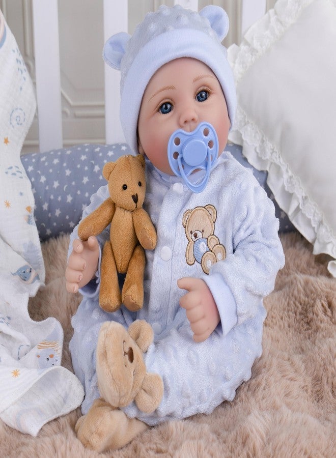 Milidool Lifelike Reborn Baby Dolls Boy- 18-Inch Soft Body Realistic-Newborn Real Life Baby Dolls for Kids Age 3+ - Image 3