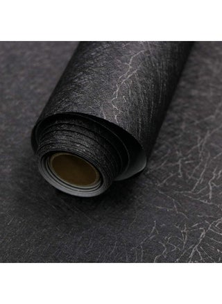 Abyssaly Black Silk Wallpaper Embossed Self Adhesive Peel and Stick Wallpaper Removable Kitchen Wallpaper Vinyl Black Wallpaper Shelf Paper Textured Wallpaper 15.7 inch X 393.7 inch - pzsku/Z7D105542BEB2303B8DCEZ/45/_/1736426576/2a9f32e0-ac53-49b1-b42a-9961112c246e