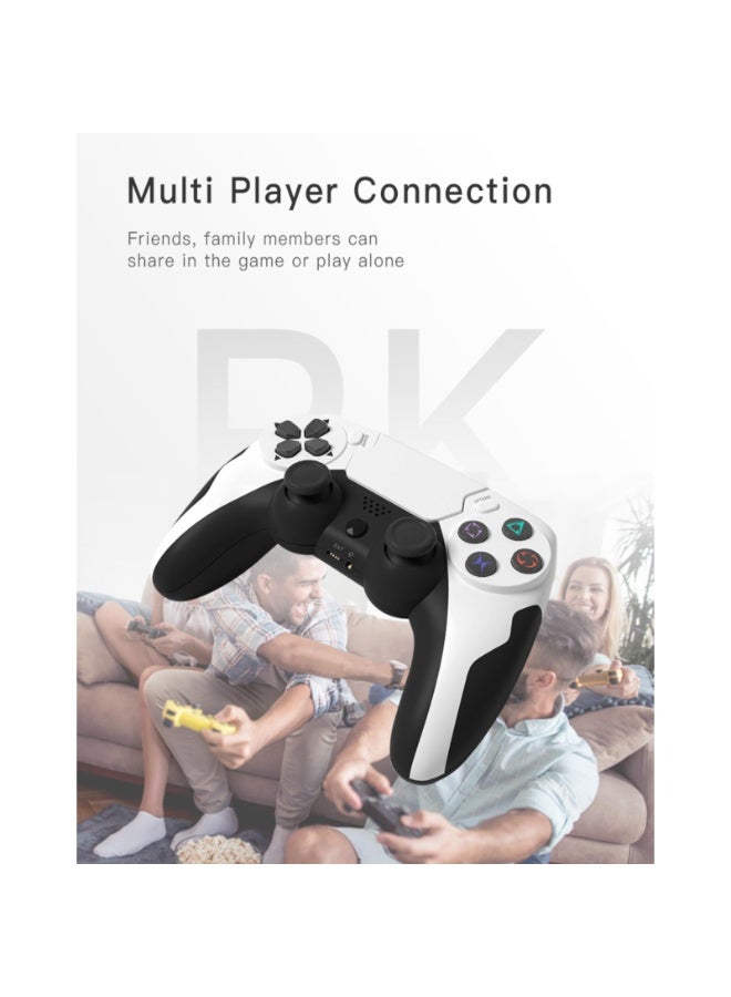 وحدة تحكم لاسلكية لأجهزة PS4/Slim/Pro، مزودة بتقنية بلوتوث مع كابل شحن، ولوحة لمس متعددة، ومحرك اهتزاز مزدوج، وتحكم حركة سداسي المحاور، وتصميم مريح (أزرق) - Image 5