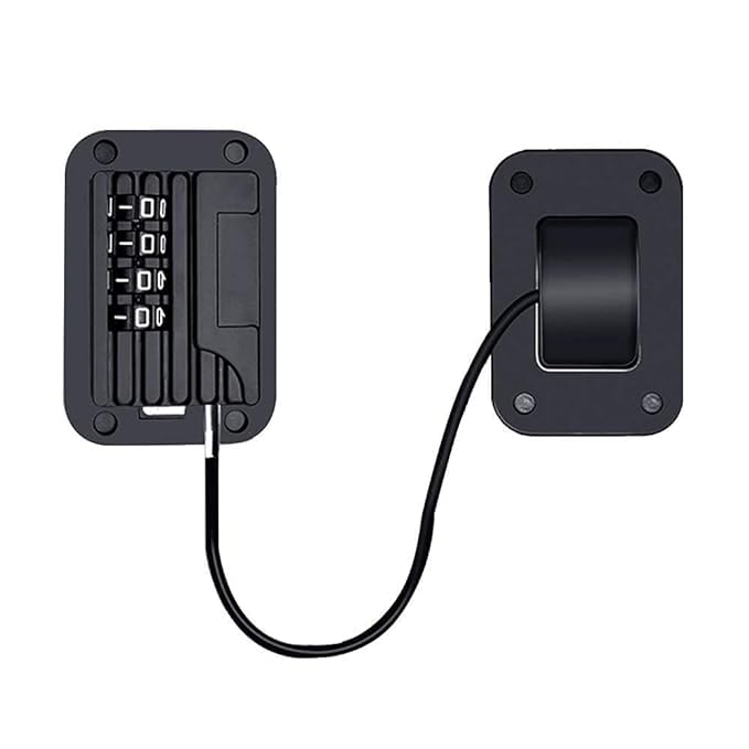 KEETII MART Original MART Refrigerator Lock Heavy Duty Fridge Lock Combination Lock for Refrigerator Cabinets Child Safety Drawers Lock Take Care of Your Family Easy Install No Keys Needed Multi Colour  - Image 1