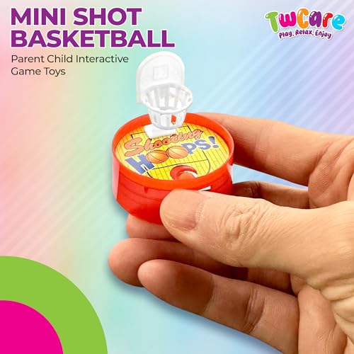 TwCare Basketball Game Toys 12 Pack Finger Shooting Fun for Kids Fidget Handheld Machine Simple Desktop Fidget Party Favors Bulk Decorations Student Carnival Prizes Birthday Goody Bags Classroom Rewards - Image 5