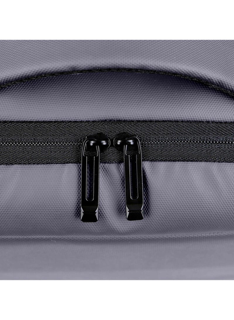 هايك Expandable Premium Computer Backpack Water Resistant Shoulder Daypack with 360° Degree Opening Compartment and Built in USB Port for Travel/Business/College, HKY3730- GREY - Image 4