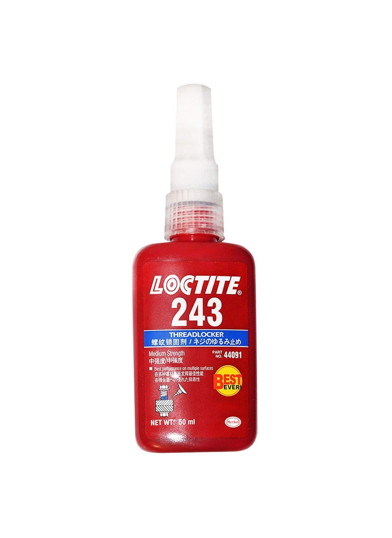 Loctite Loctite 243 Threadlocker Blue Liquid 50 ml Bottle - Pack of 1  - Image 1