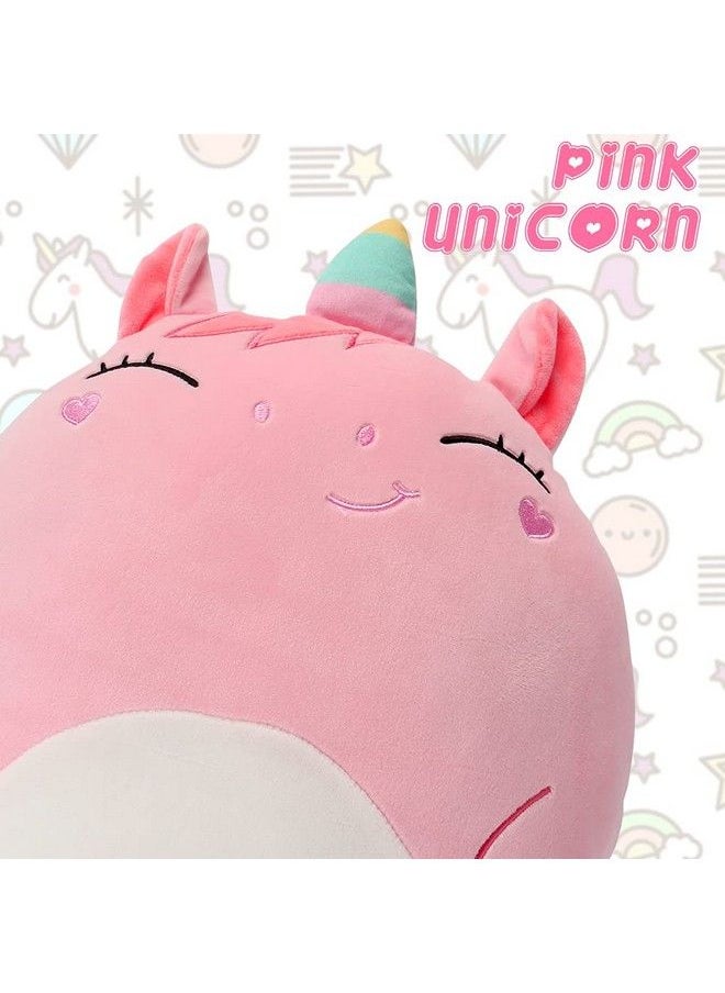 Jellydog Toy وسادة دمية يونيكورن محشوة 16 بوصة وسائد يونيكورن للفتيات وسادة دمية يونيكورن لطيفة لعبة محشوة ناعمة وسادة عناق وسادة نوم هدايا محشوة للفتيات  - Image 3