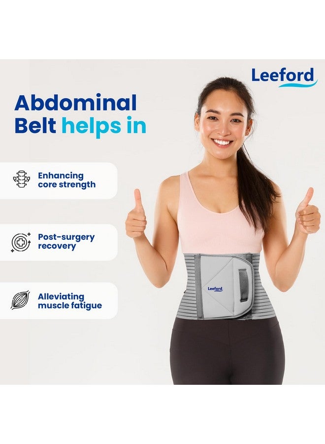 Leeford Abdominal Support Belt-Size-Xl|Lower Back Pain Relief|Breathable Belt|Tummy Reduction|Back Pain Support Belt For Men & Women  - Image 3