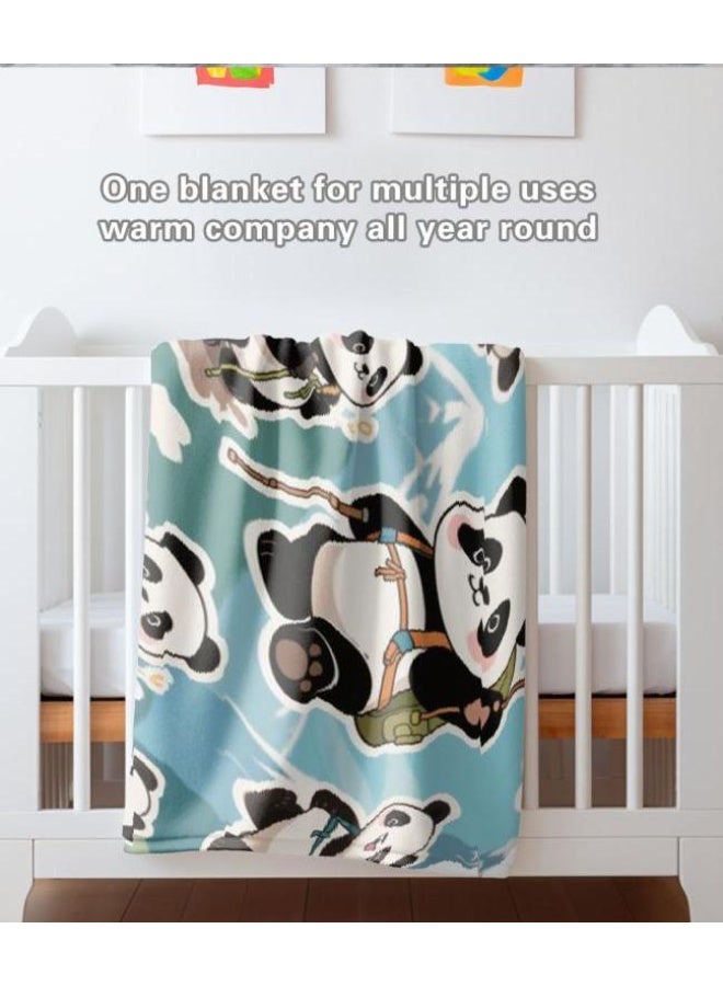 general Baby and children's cartoon flannel thin blanket (warm and comfortable, suitable for sleep, game use) 70cm*100cm - Image 2