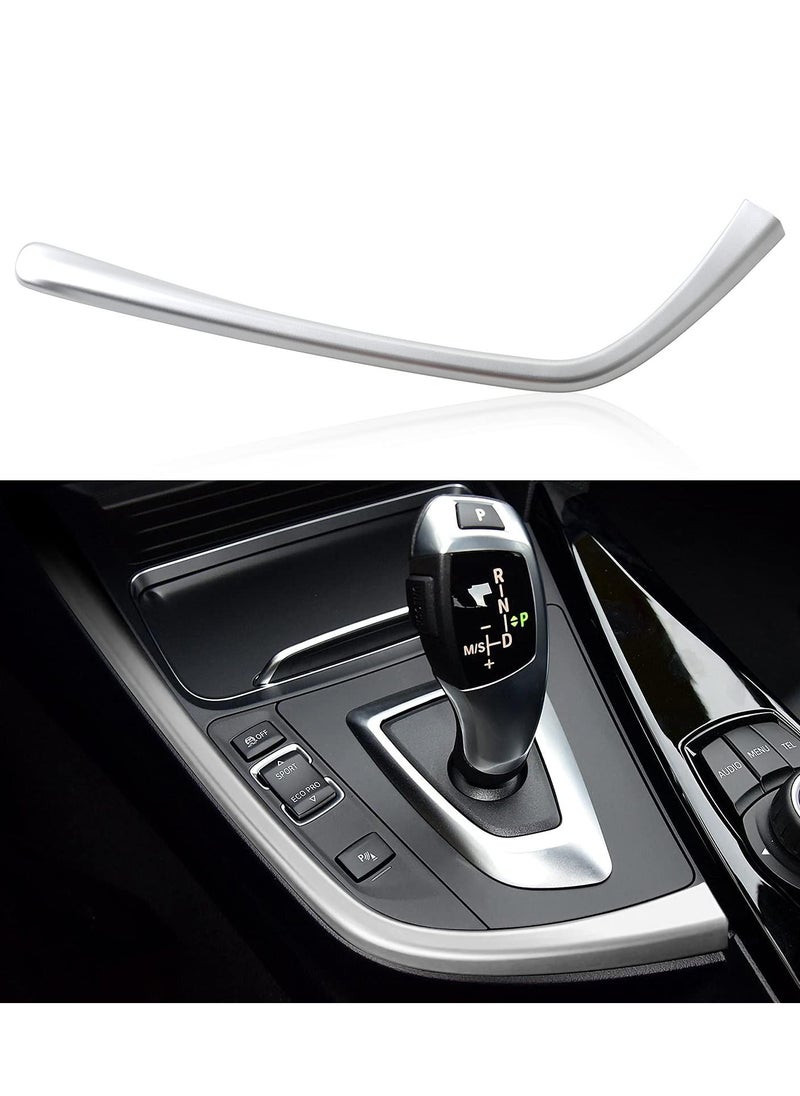 SYOSI SYOSI Car Gear Shift Cover Panel Sticker Decal ABS Trim fit for BMW F30 F31 F34 3GT F32 F33 F36 3 4 Series Car Accessories Silver  - Image 1