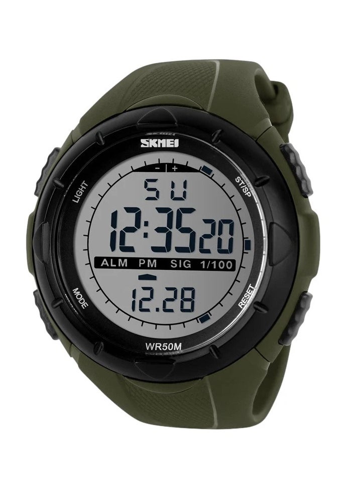 SKMEI - Skmei 1025 Green Waterproof Digital Multifunction Sports Watch - Image 1