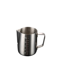 Generic Silver color stainless steel milk frother jug 900ml  - Image 1