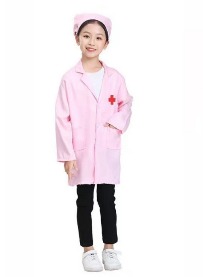 Kids Children Doctor Nurse Role play Cosplay Costume - Image 1