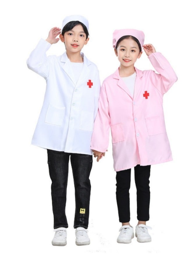 Kids Children Doctor Nurse Role play Cosplay Costume - Image 2