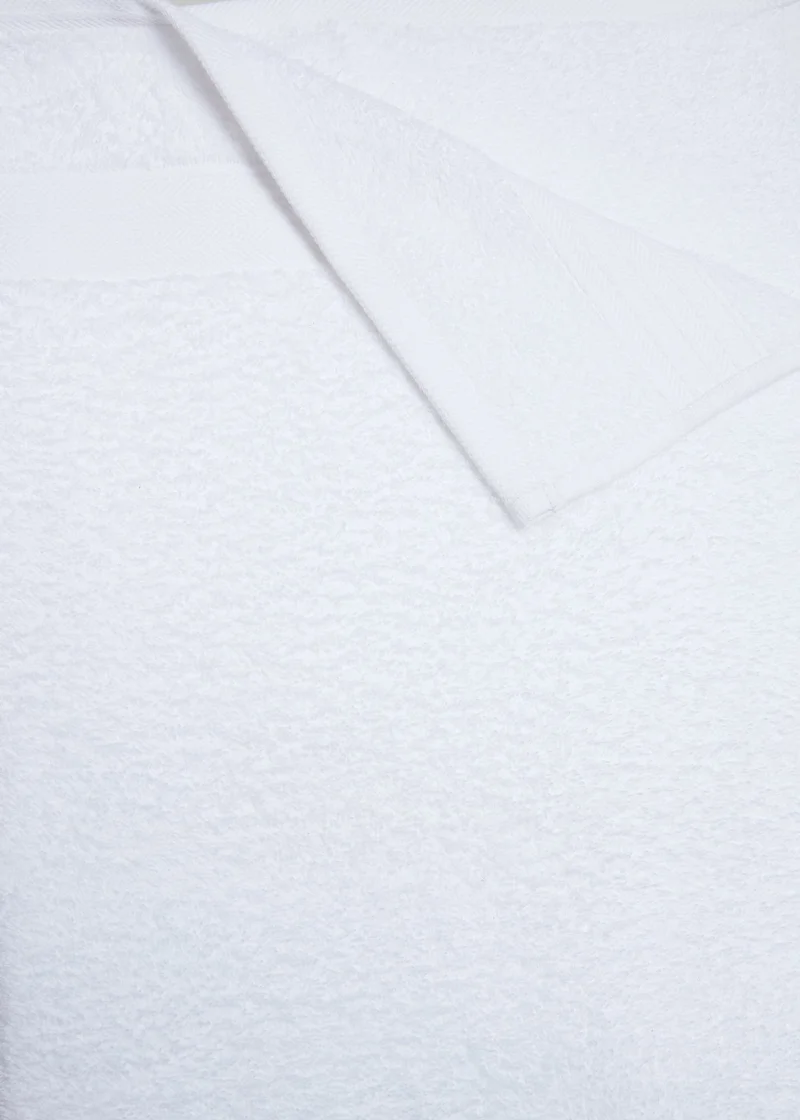 Matalan White 100% Cotton Towels