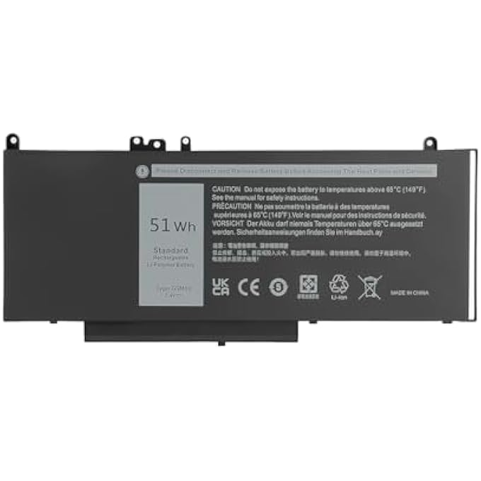 Shentec G5M10 BATTERY COMPATIBLE WITH DELL LATITUDE E5450 E5550 E5270 E5470 E5570 E5250 8V5GX R9XM9 WYJC2 079VRK 79VRK F5WW5 HK60W XF9M - Image 1