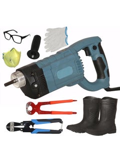Digital Craft Digital Craft Handheld Concrete Vibrator Electric Vibrating Tool Without SHAFT ROD for Various Concrete Construction Vibrator Machine 2000W8Inch Pincer Plier8Inch Bolt Cutter  - Image 1