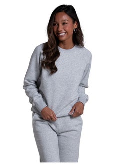 FRUIT OF THE LOOM Women'S Crafted Comfort Sweatshirts Pants & Triblend Tees Grey Heather  - Image 1