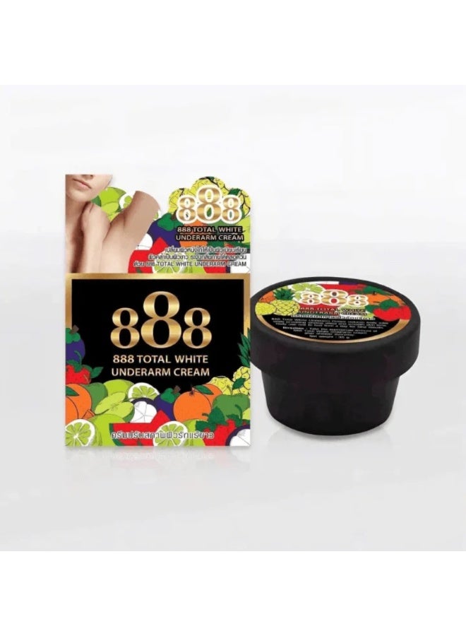 888 توتال وايت كريم تفتيح الإبط 888 توتال وايت 35 جرام مع أربوتين ونياسيناميد - Image 1