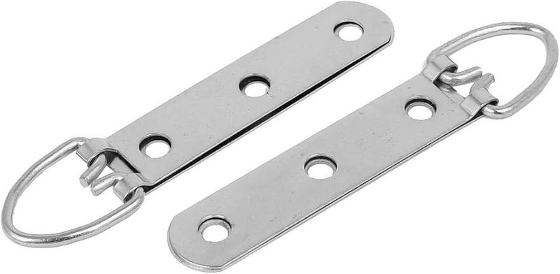 خطافات تعليق إطار الصورة بحلقة حديدية D مقاس 92 مم × 22 مم بثلاثة فتحات 100 قطعة - Image 3