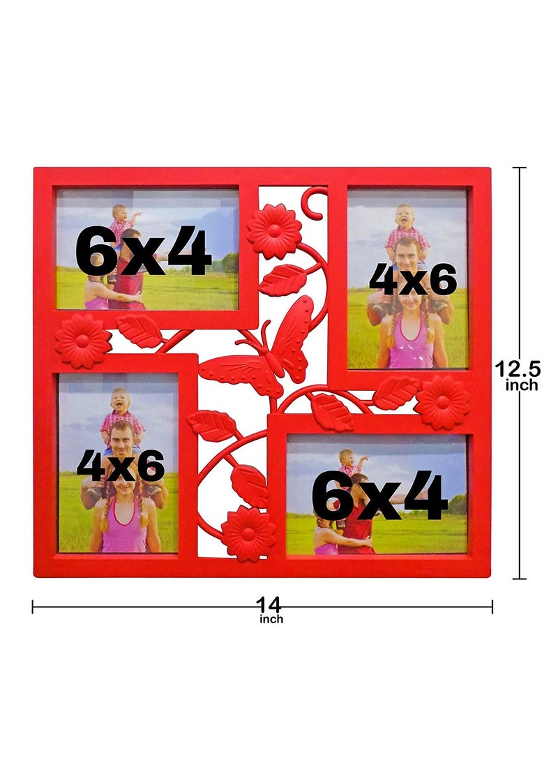 Inaaya INAAYA Photo Frames for Table, Wall Photo Frame for Office, 40 Gram, Red, Pack of 1  - Image 2