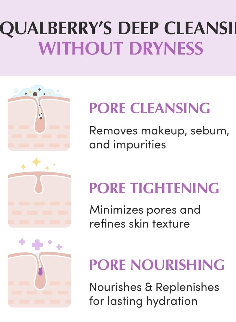 eqqualberry EQQUAL BERRY PURPLE RICE PORE SMOOTHING CLEANSING OIL 200ML - Image 2