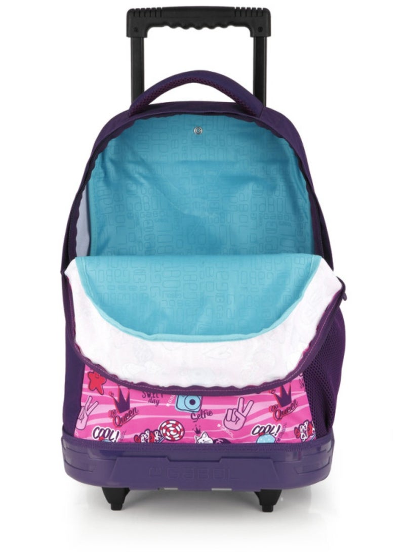 GABOL Gabol Sticker Kids Trolley Backpack Children's Nursery School Bag for Preschool Boys Girls - Image 4