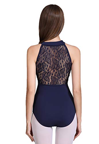 ModLatBal Women's Halter Neck Spandex Ballet Dance Leotard - Image 2