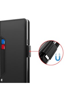 CoomBe PU Leather Protection Cover Wallet For Motorola Edge 50 Pro Black  - Image 5
