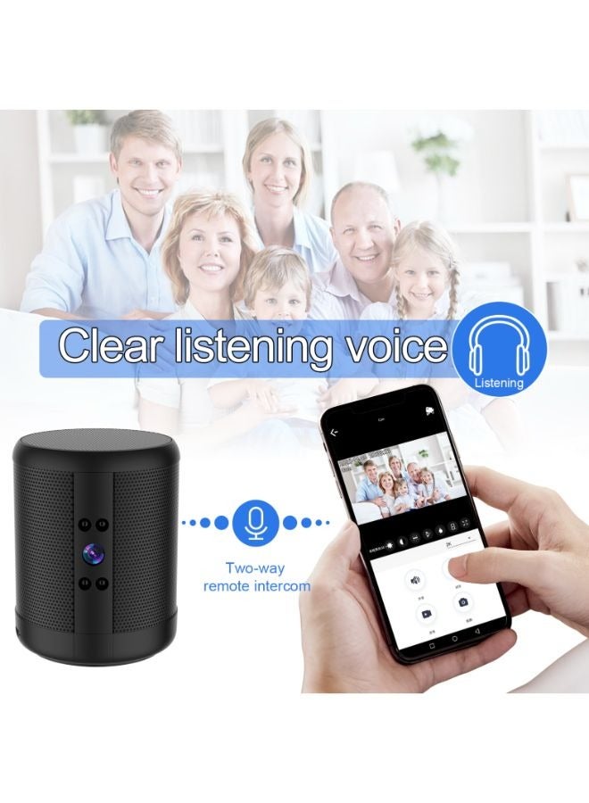 Generic Rechargeable 4K HD Mini Wifi Camera Portable Bluetooth Speaker Home Security Camera  - Image 5