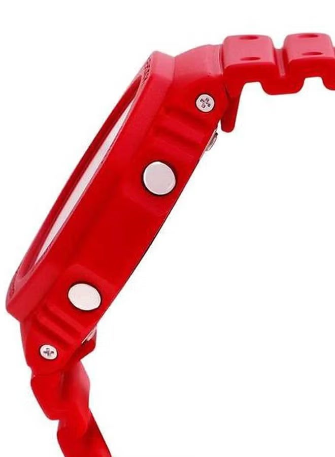 كاسيو ساعة كاسيو المعصمية التناظرية الرقمية المصنوعة من الراتنج GA-2100-4ADR باللون الأحمر - Image 2