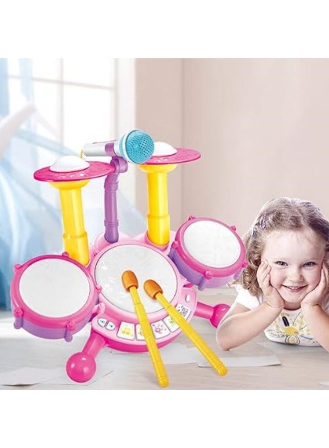 Kids Jazz Drum Toy Drum Kit Baby Toy Drum Percussion Instrument - Image 4