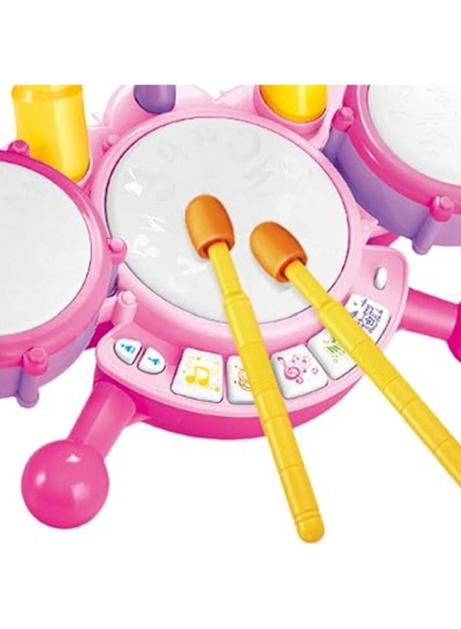Kids Jazz Drum Toy Drum Kit Baby Toy Drum Percussion Instrument - Image 5