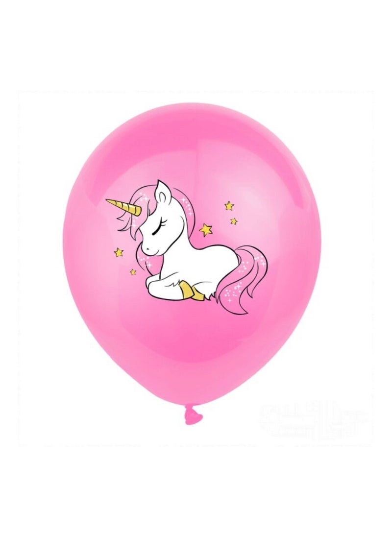 LA FIESTA Unicorn Balloons for Birthday Decoration - 18 Pcs - Image 3