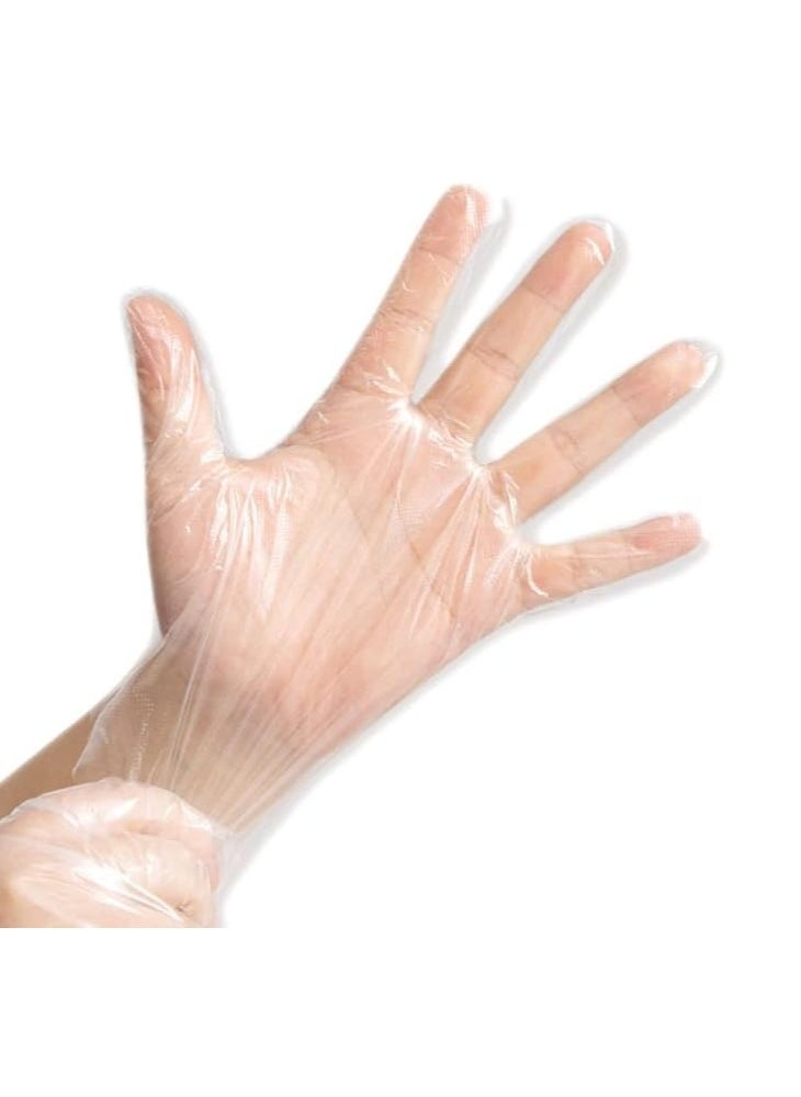 Generic - Disposable Transparent Plastic Anti-Virus Protection BBQ Gloves for Home and Bathroom, Sanitary Kitchen Cleaning Gloves-85 (100pcs) - Image 1