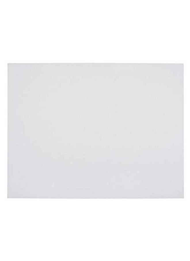 School Smart School Smart Railroad Boards, 22 x 28 Inches, 6-Ply, White, Pack of 25 - 1485742  - Image 2