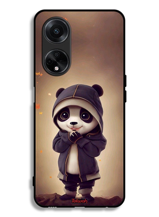 Tolwak Oppo A98 5G Protective Case Cover Cute Little Panda - Image 1